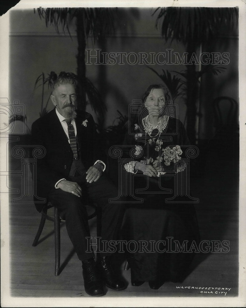 1928 Mr And Mrs Richard Polack Of Oklahoma City  - Historic Images