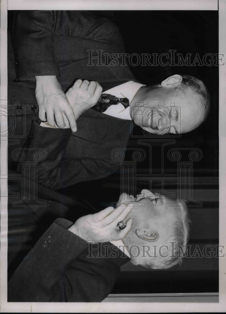 1939 Press Photo Senator Robert Taft Ohio Republican Vice President John Garner - Historic Images