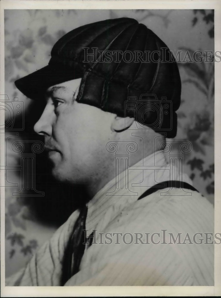 1941 R.M. Waibel Beanball Ball Cap protection  - Historic Images