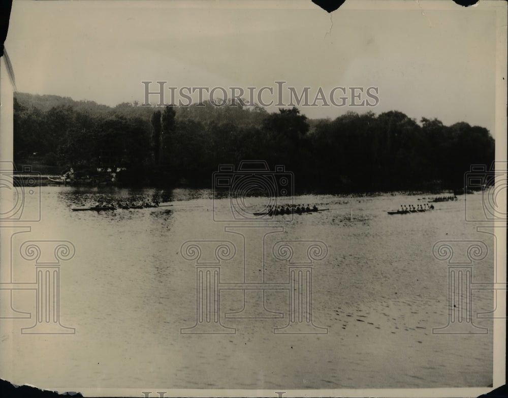 1930 Press Photo Navy Crew Wins Steward and Childs Cup Race, Schuylkill River - Historic Images