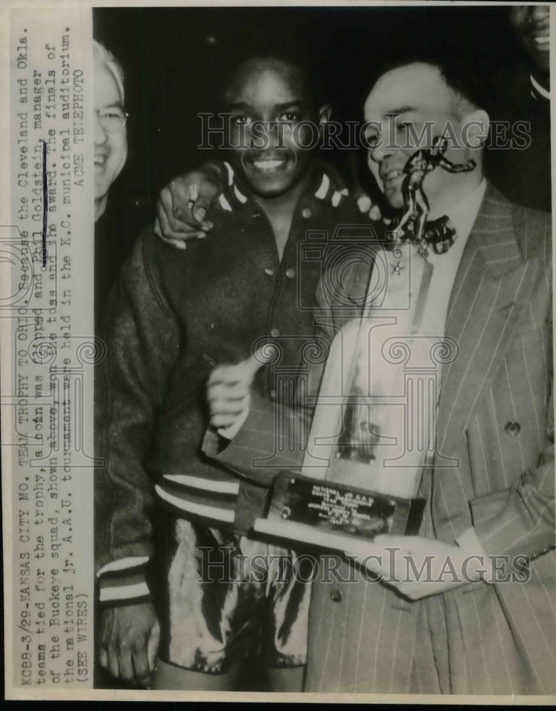 Press Photo Phil Goldstein, Ohio State Buckeyes Manager - nea40593 - Historic Images