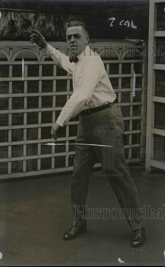 1919 Press Photo Geo Schmidt Cleveland Ohio - Historic Images