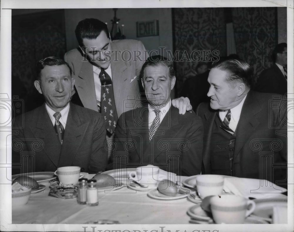 1949 Zach Taylor, Lou Boudreau, Bucky Harris, J. McCarthy, Baseball - Historic Images