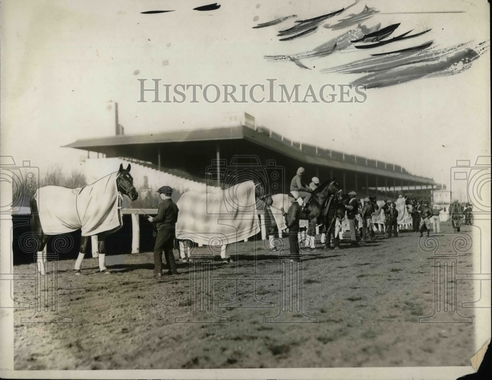 Race track Norwood Stables Victor Emanuel - Historic Images