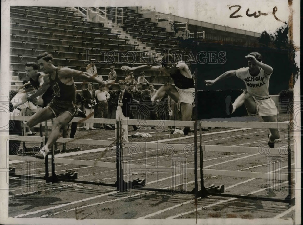 1938 Press Photo Joseph Scott, Hamilton Morningstar, Donald Button, Hibernian-Historic Images