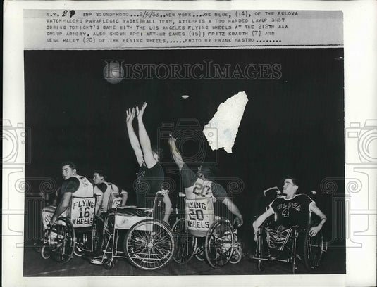 1953 Joe Blue, Arthur Eakes, Fritz Krauth, Gene Haley, Flying Wheels - Historic Images