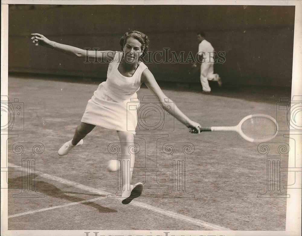 1937 Press Photo English Tennis Player Margot Lumb - nea42270 - Historic Images