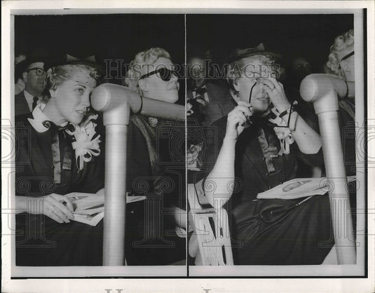 1954 fans watch from the audience  - Historic Images