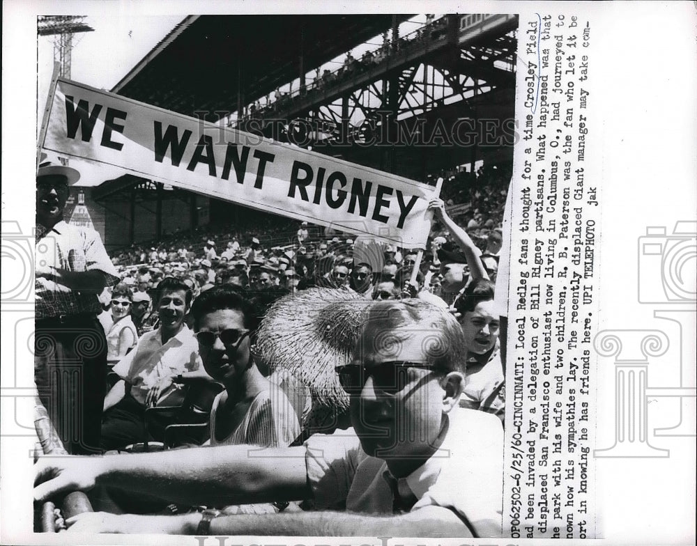 1960 R.B. Paterson at Crosley Field - Historic Images