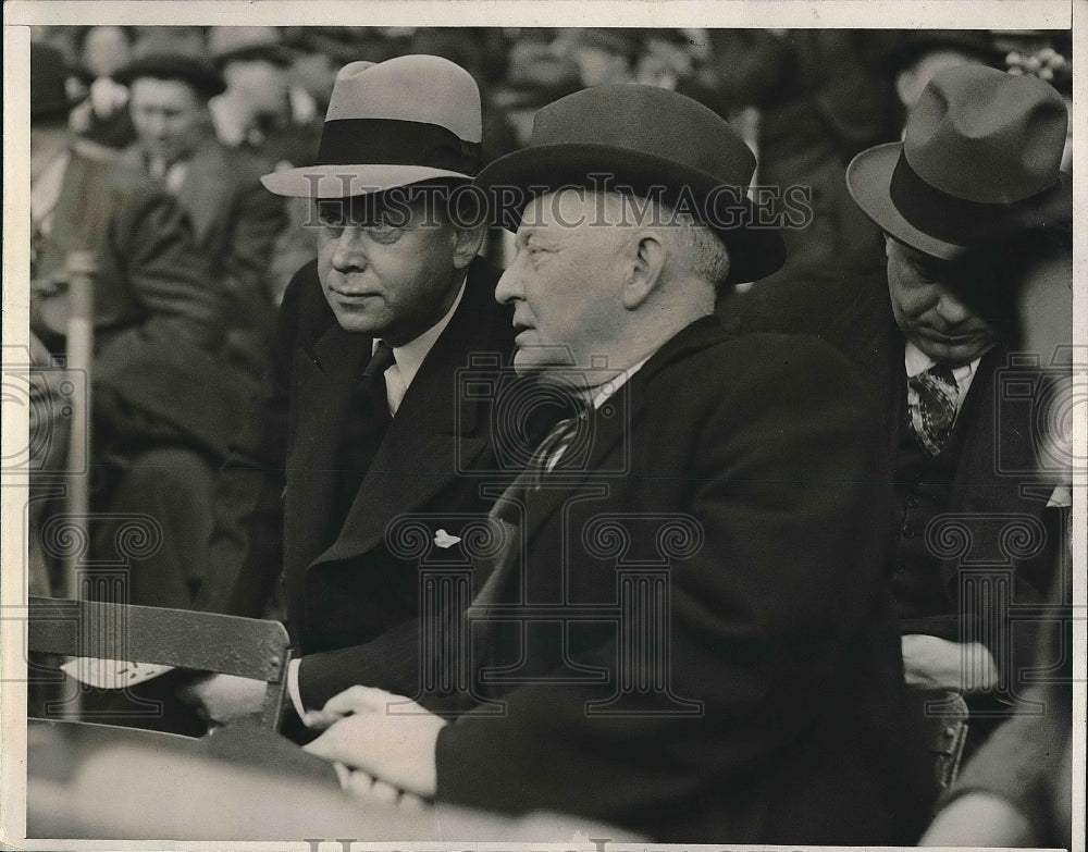 1938 Press Photo Warden Lewis E. Lawer & NY Corrections Chairman Ed Mulrooney-Historic Images