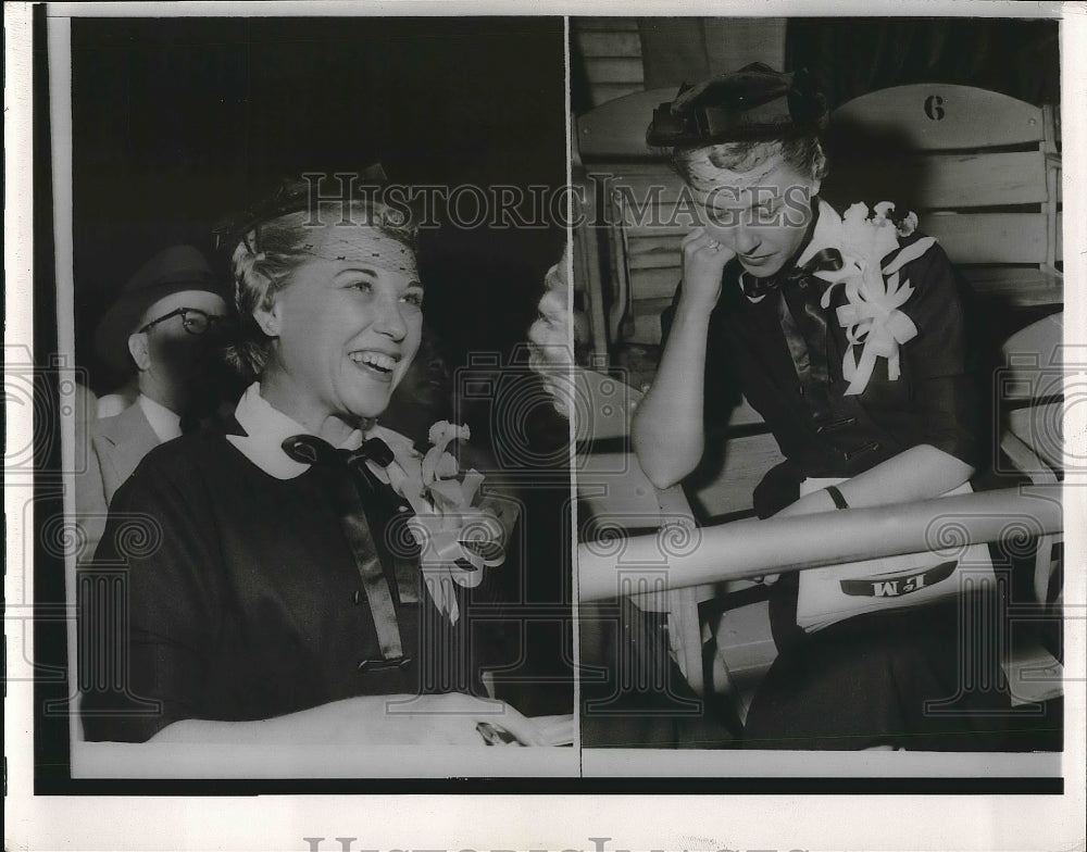 1954 Cleveland Indians Fans Sitting At Bleachers Watching Game - Historic Images