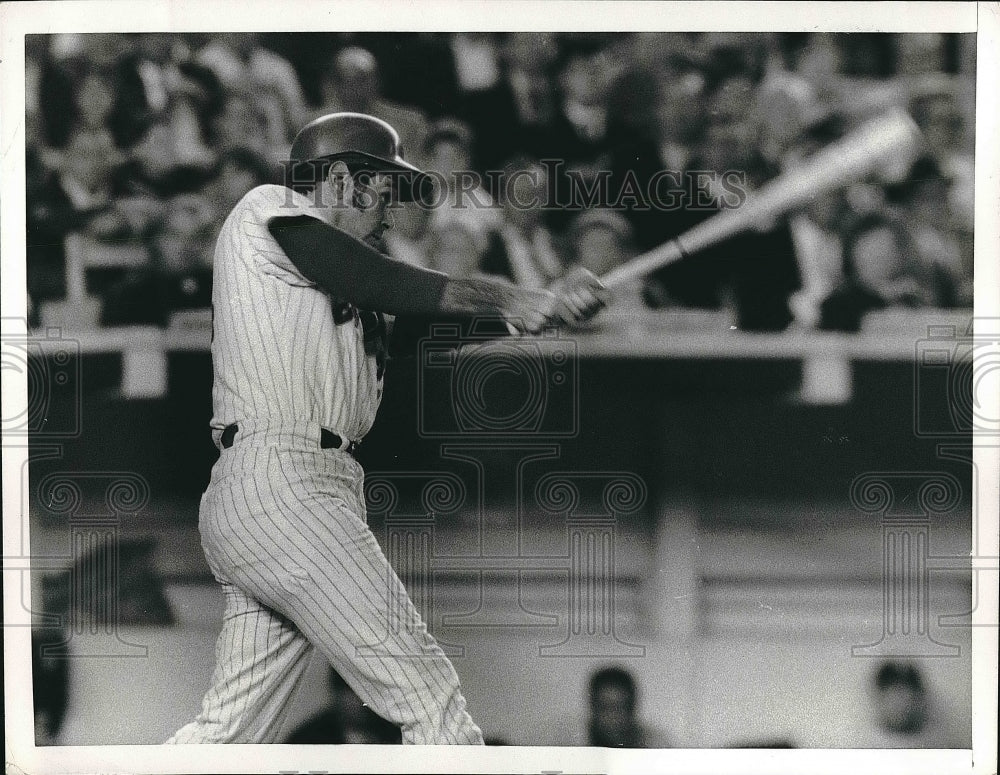 1969 Professional Baseball Player at Bat - Historic Images