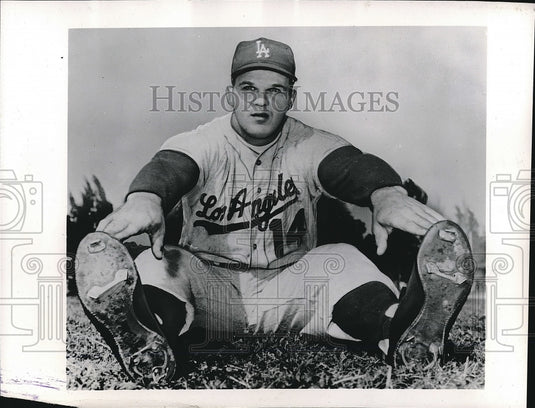 1963 Press Photo Los Angeles Dodgers Bill Skowron, Number 14 - nea42997 - Historic Images
