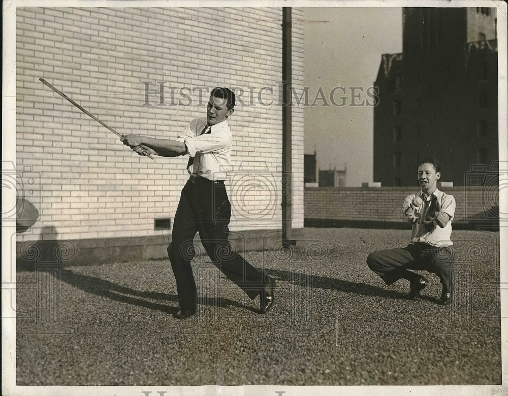 1932 Press Photo George Anderson Bill Smith Baseball - Historic Images