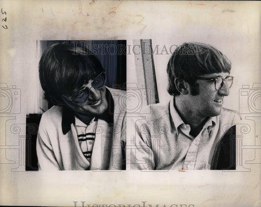 1970 Press Photo Cleveland Indians Ken Harrelson & Ronald Mihalick - nea43460 - Historic Images