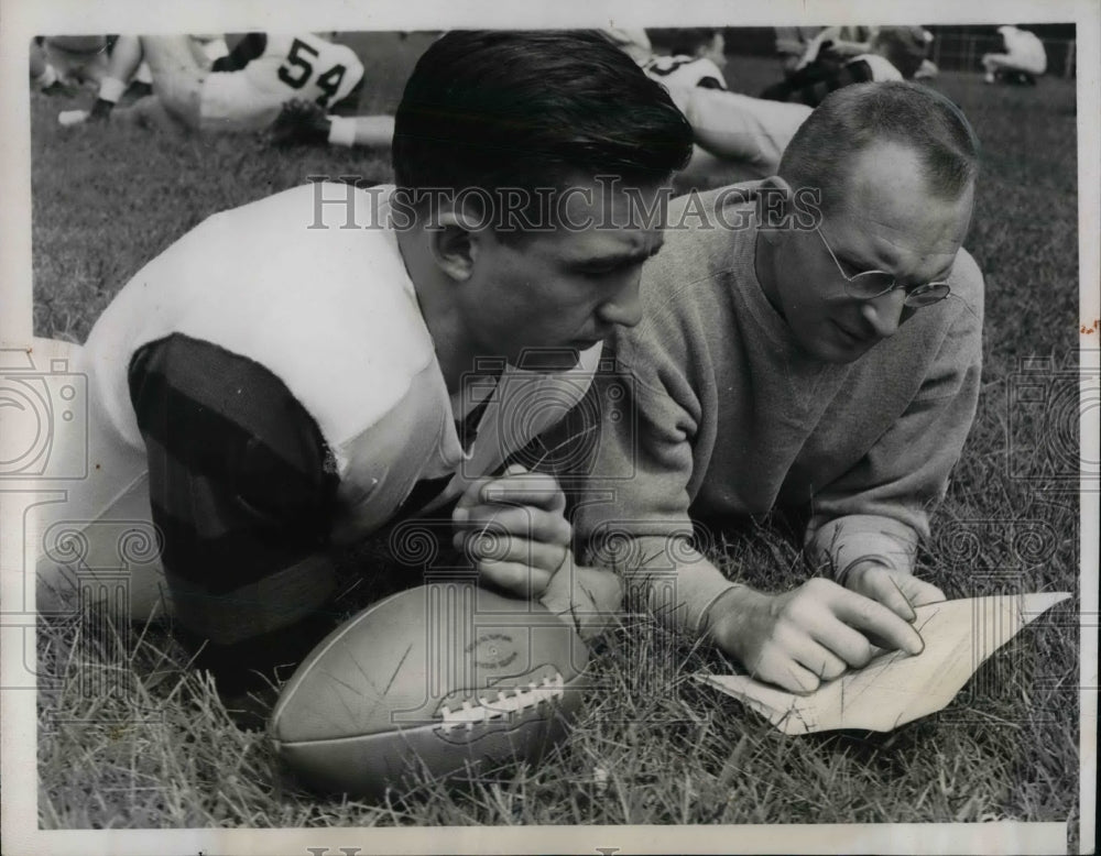 1939 Press Photo Penn State University Football Captain Harlan Gustafson - Historic Images
