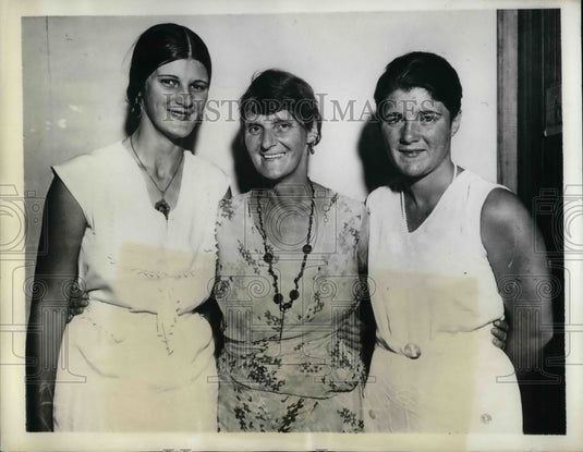 1932 M janet Sheater Georgiana Sheather Muriels Olympic Swim - Historic Images