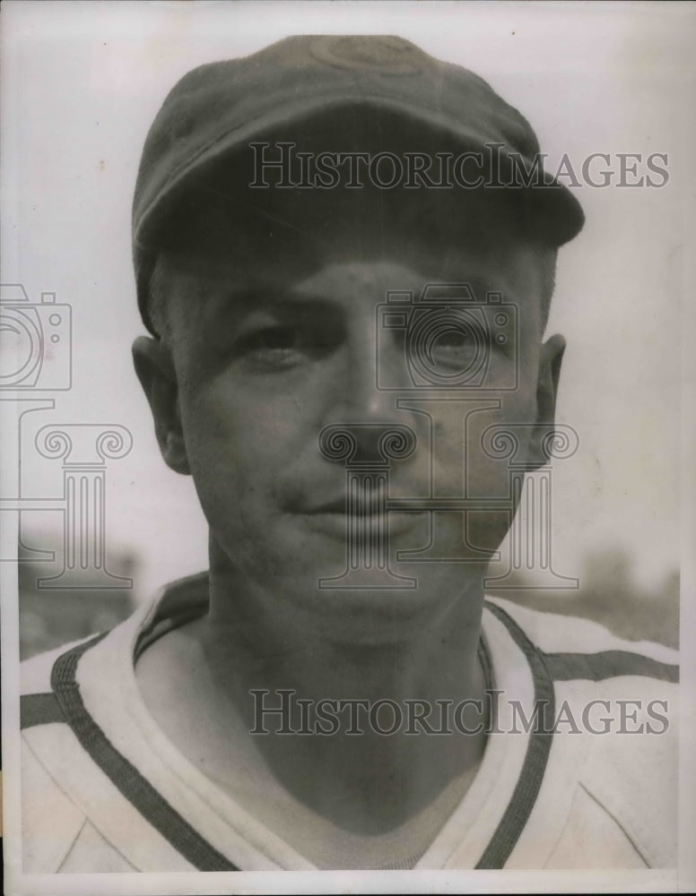 1938 Press Photo Stanley Stan Hack Third Baseman Chicago Cubs World Series MLB - Historic Images