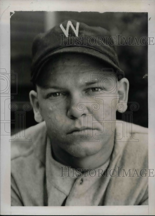 1939 Press Photo Jacob Early, Washington Senators Catcher - Historic Images