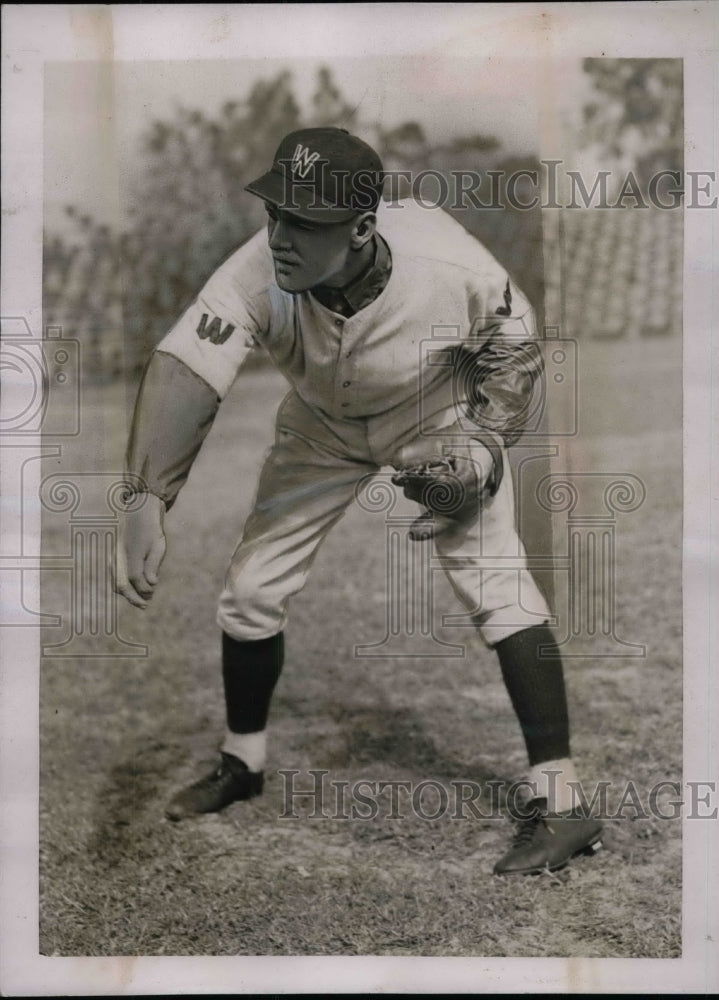 1937 Peter Appleton Pitcher Washington Senators Spring Training Camp - Historic Images