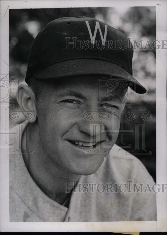 1938 Press Photo Jimmy DeShong, Washington Senators Pitcher - Historic Images
