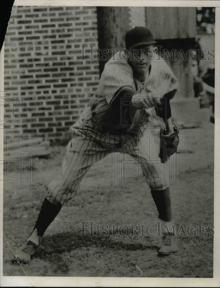 1932 Geo Hubbel baseball player - Historic Images