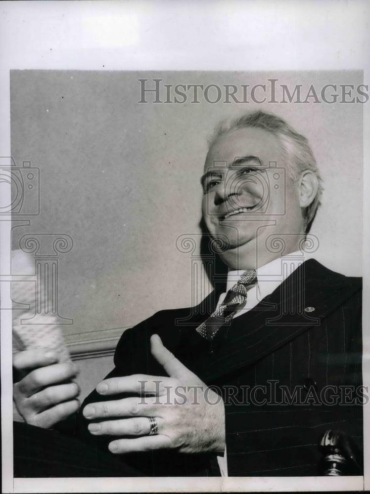 1944 Press Photo Republican Presidential Candidate John Bricker Visits Seattle - Historic Images