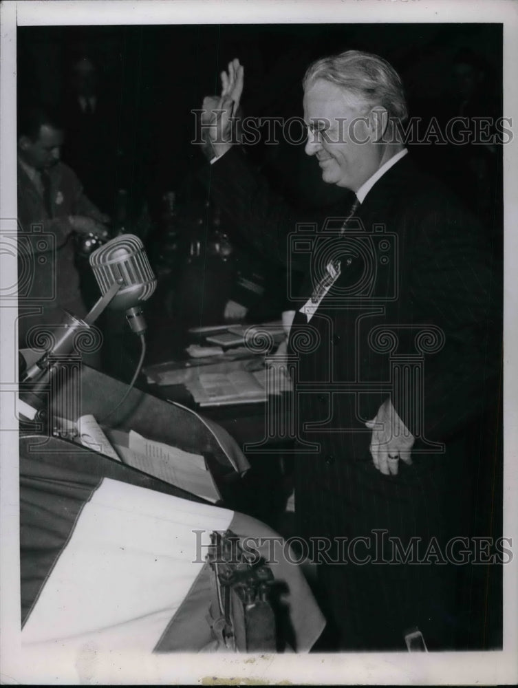 1944 Press Photo Ohio Governor John Bricker Republican Opening Session - Historic Images