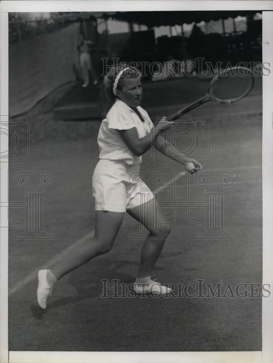1937 Press Photo Dorothy Bundy American Wightman Cup Team Member - Historic Images