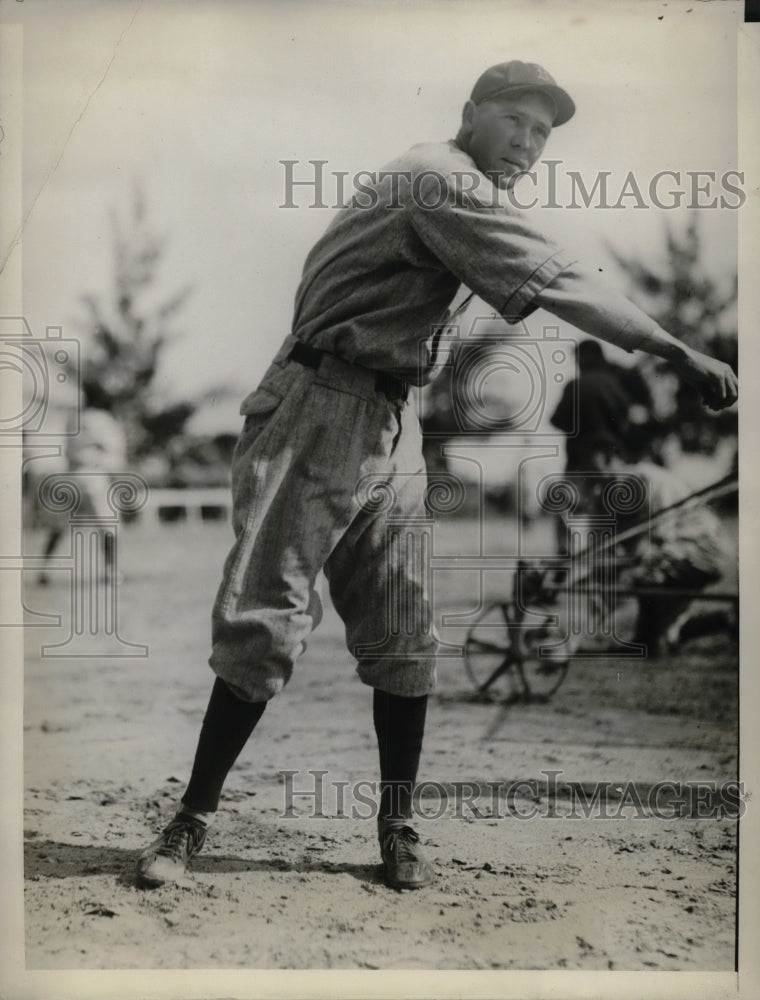 1929 Art Delaney Rookie Pitcher Boston Braves - Historic Images