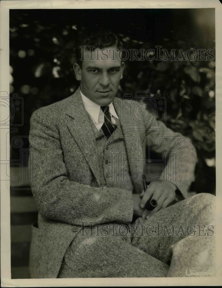 1930 Press Photo Allen Cooke Outfielder New York Yankees - Historic Images