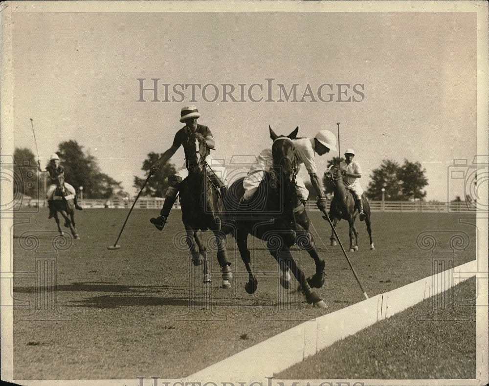 1927 Press Photo British Int&#39;l team beats American team in practice - Historic Images