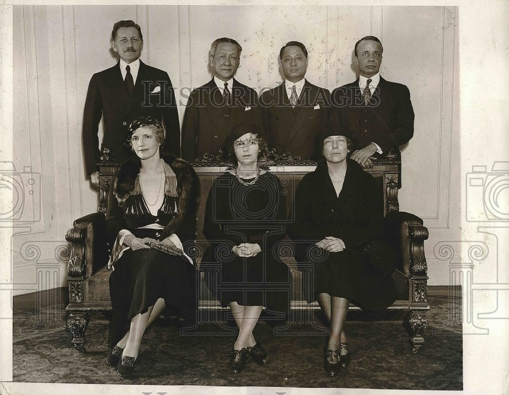 1932 Mrs. Theodore Roosevelt at a dinner for the Gov. of the - Historic Images