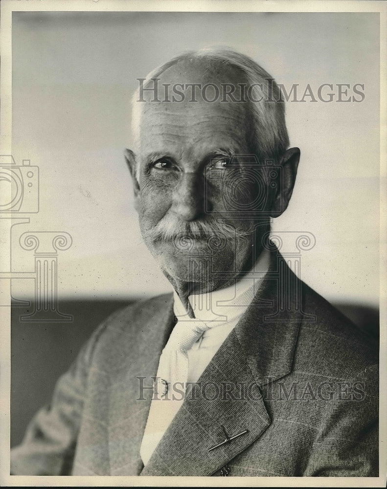 1929 Press Photo World Champion Fly Caster Col. L. M. Leighton - Historic Images