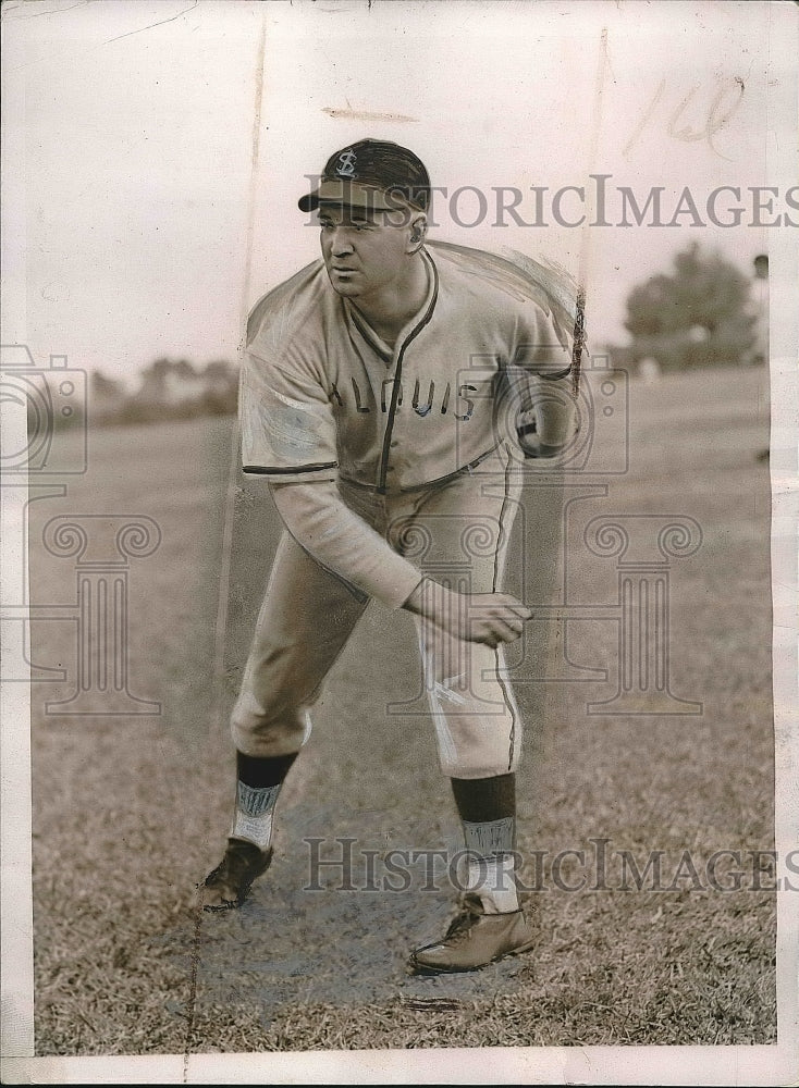 1937 Press Photo Buck Lewson Veteran trainer Washington Senators - Historic Images