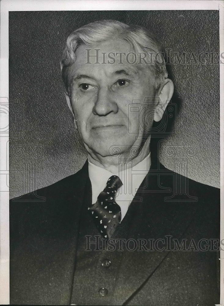 1938 Press Photo Colorado Supreme Court Justice Benjamin Hilliard in Denver - Historic Images