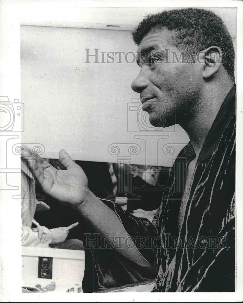 1971 Press Photo Boxer Floyd Patterson training for a fight-Historic Images