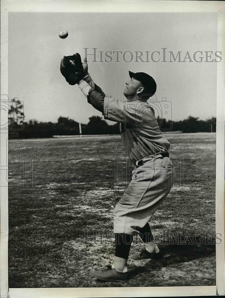 1934 Press Photo Charles T. Fullio St. Louis Cardinals - Historic Images