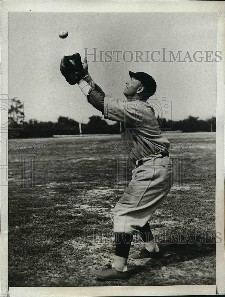 1934 Press Photo Charles T. Fullio St. Louis Cardinals - Historic Images
