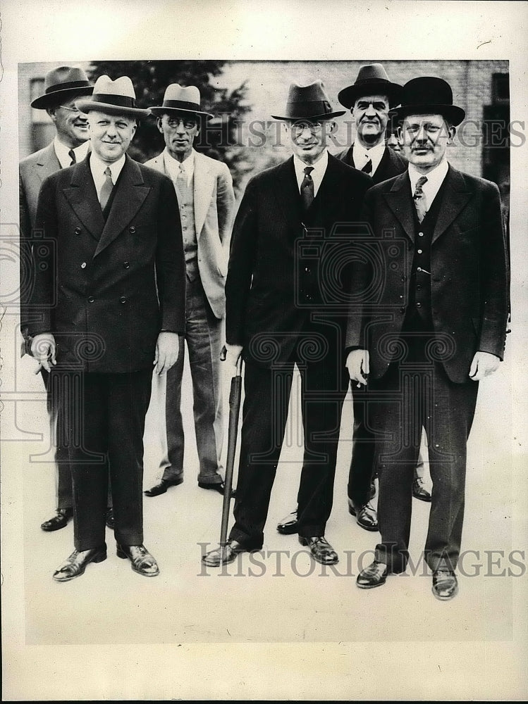 1930 Press Photo Walter Gifford, President, American Telephone & Telegraph Co. - Historic Images