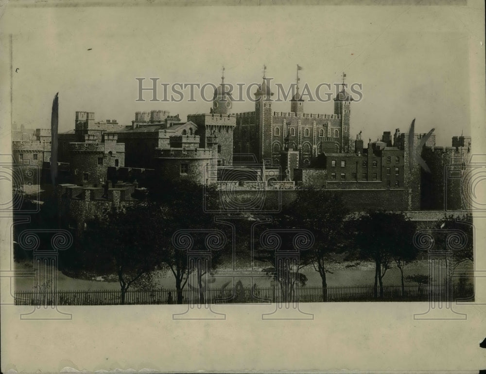 1919 General View Historic Towers London Kaiser Confined For Trial - Historic Images