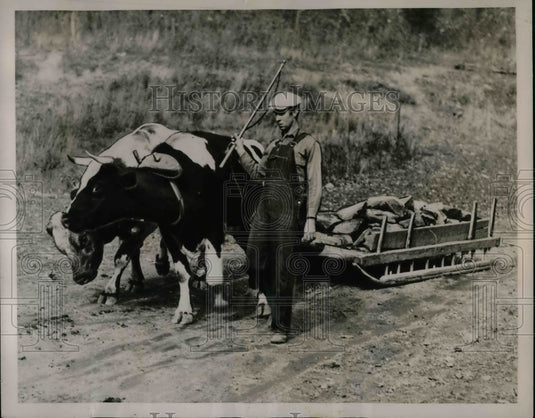1937 Farmer of Adams County Ohio He is Circuit Riders - Historic Images