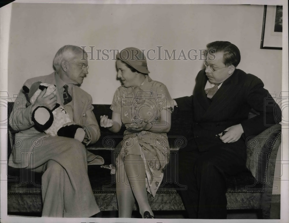 1938 Press Photo Book &amp; Author Luncheon American Booksellers Association - Historic Images