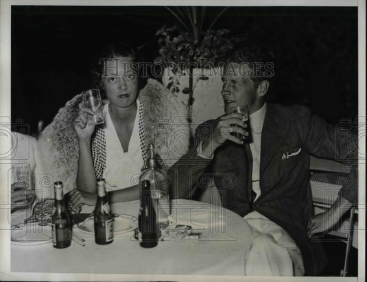 1933 Press Photo Katherine Holmes & Marshall Sewall-Historic Images