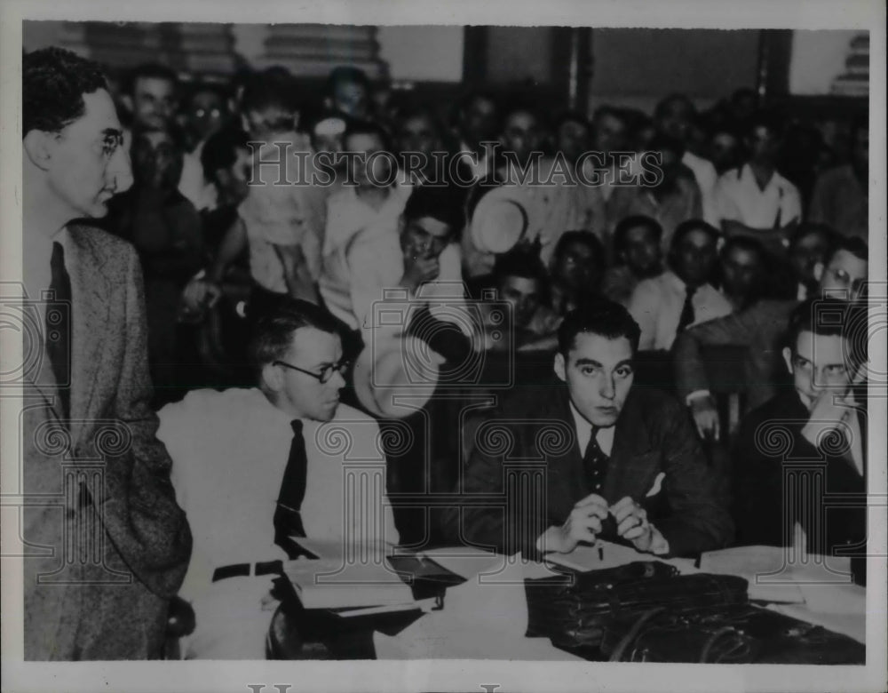 1937 Press Photo Attorneys at NLRB Hearing Involving Republic Steel - nea47178 - Historic Images