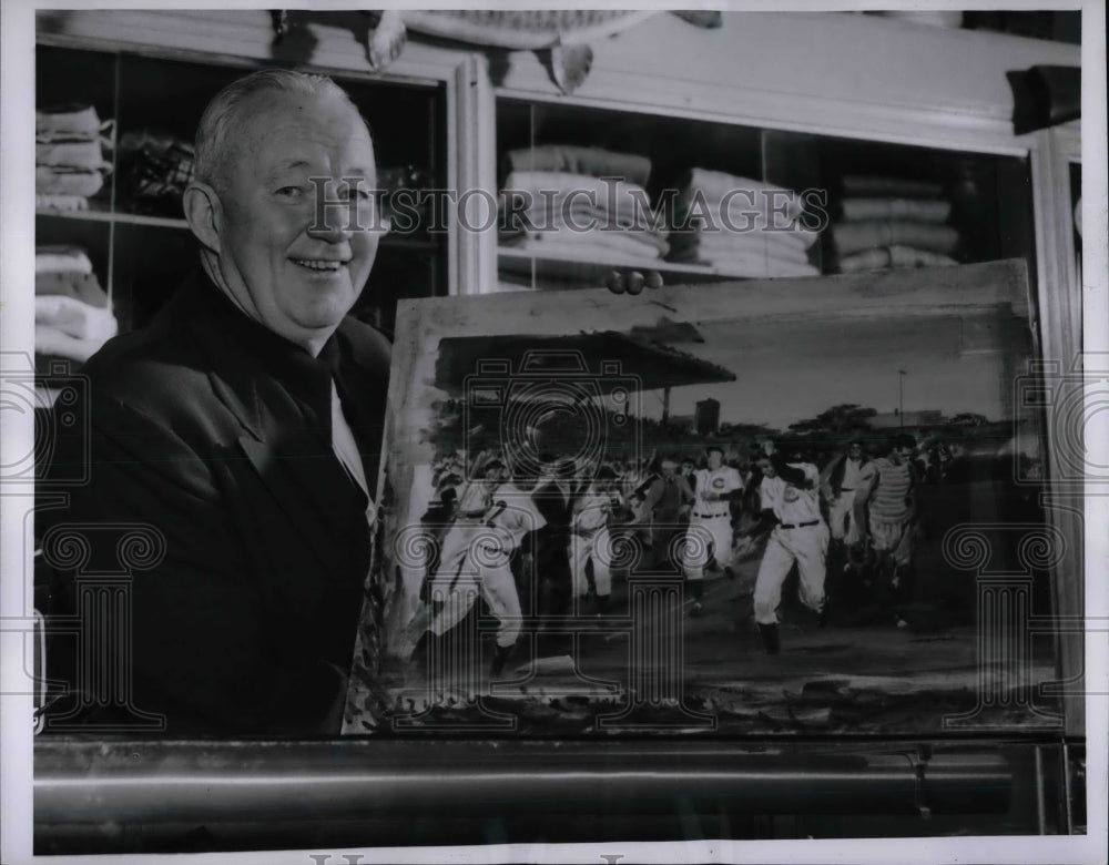 1955 Cubs player Gabby Hartnett, Hall of Fame induction - Historic Images