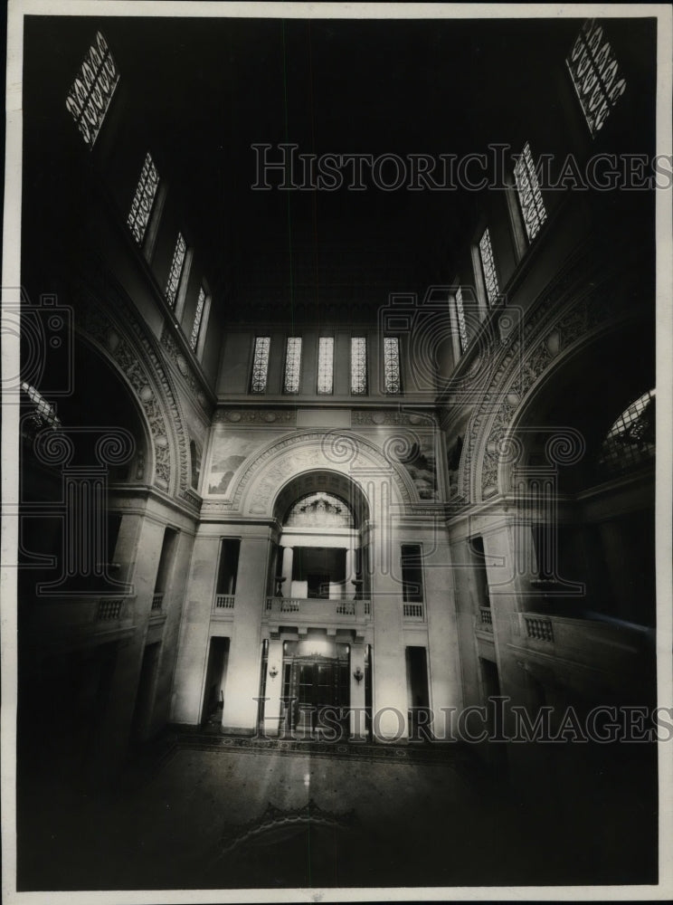 1956 Central Hall of New Diet building - Historic Images