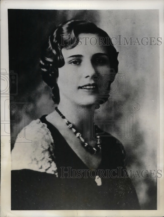 1933 Press Photo Ezia "Patsy" Holdridge Daughter of Preacher/Farmer - Historic Images