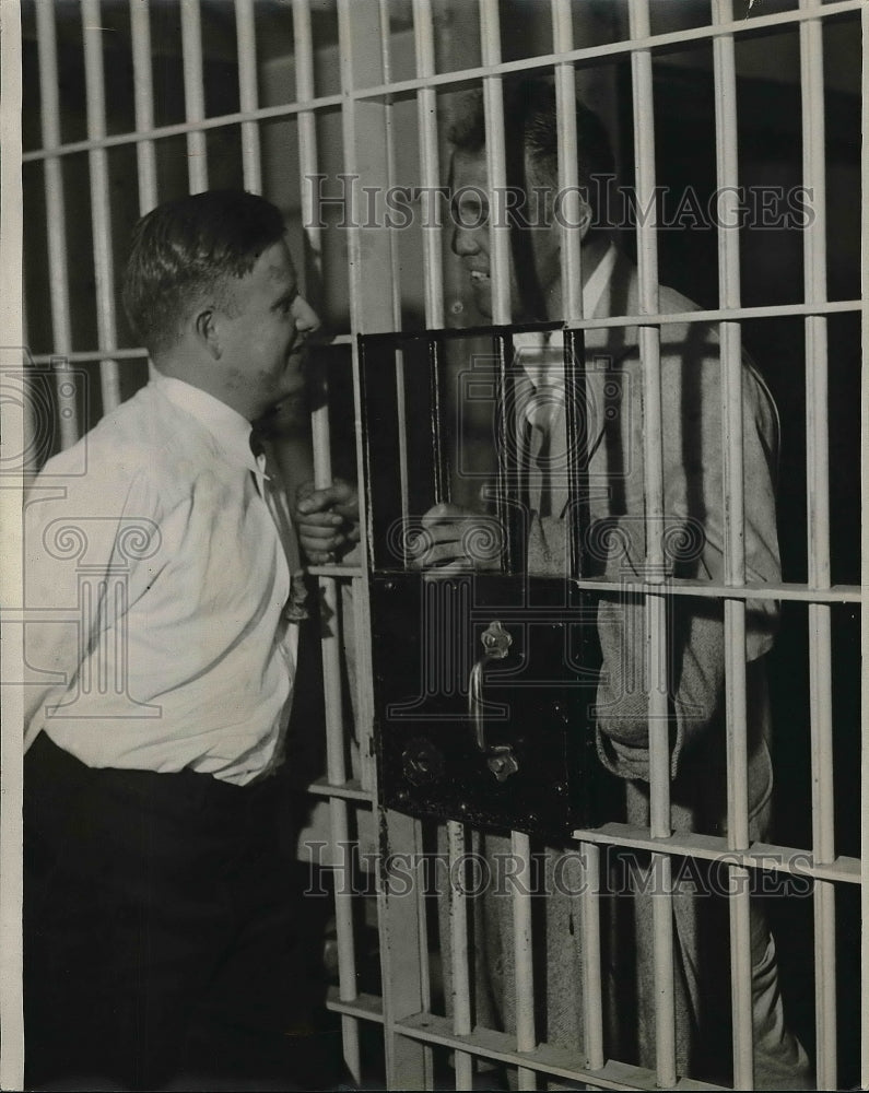 1931 Alex F Lewis & Deputy Sheriff Peter Schaefer of Detroit, Mich - Historic Images