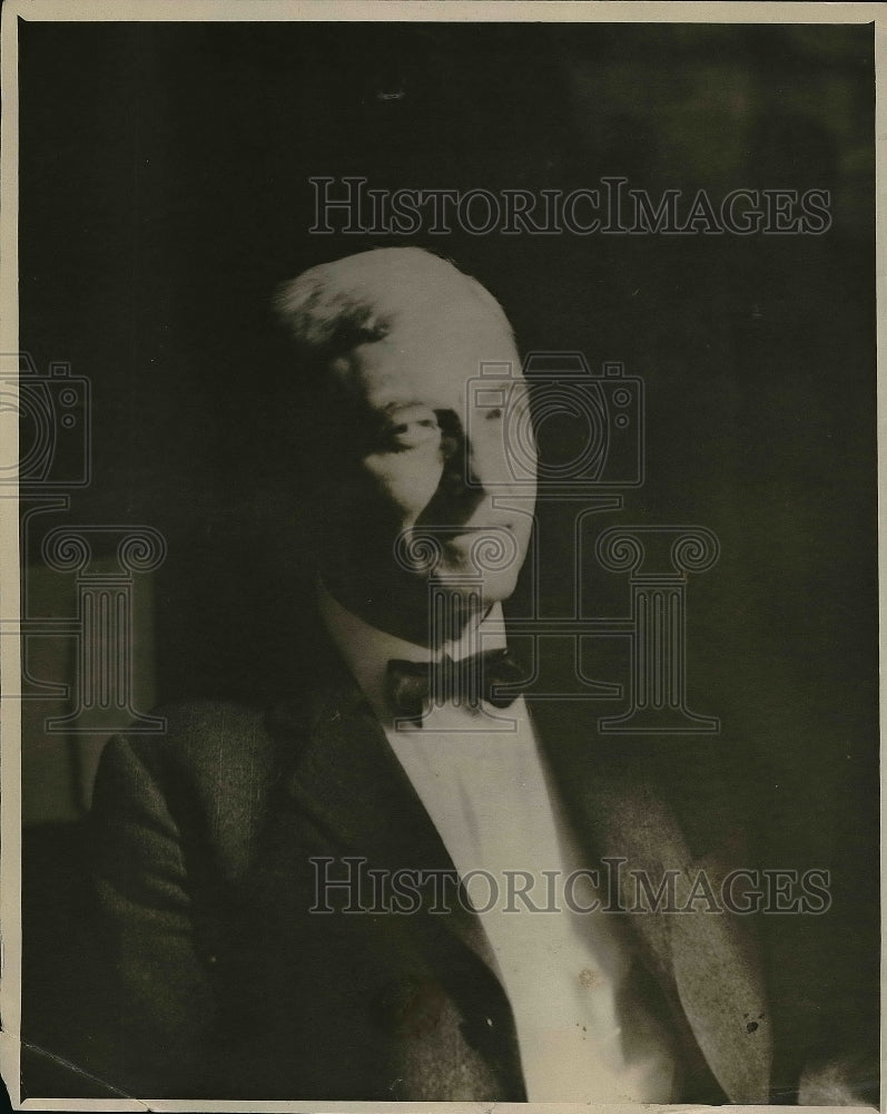 1925 Press Photo Charles H. Dennis, former Managing Editor of Chicago Daily. - Historic Images